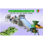 艾叶/艾草加工生产线(切割/清洗/脱水/搅拌/压实发酵)
